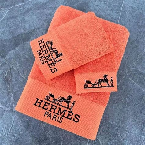 hermes bath towel|authentic hermes bedding.